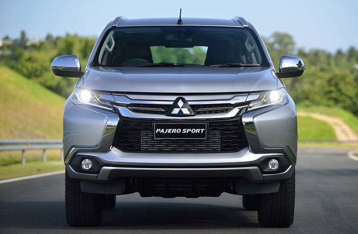 pajero sport  2016 вид спереди